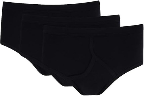 Men 100 cotton y fronts - y,