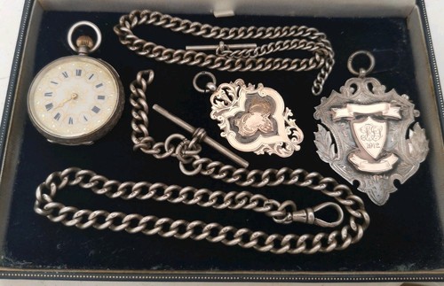 Antique sterling silver lot - silver,