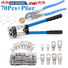 70Pcs Copper Tube Terminals