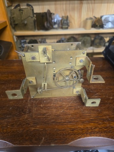Antique french clock mechanism - french,