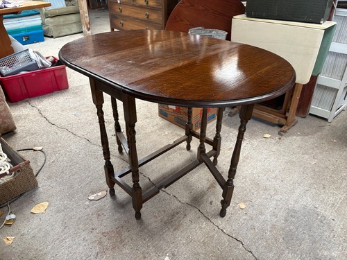 Drop leaf dining table oval - drop,