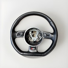 AUDI S3 8P FLAT BOTTOM LEATHER