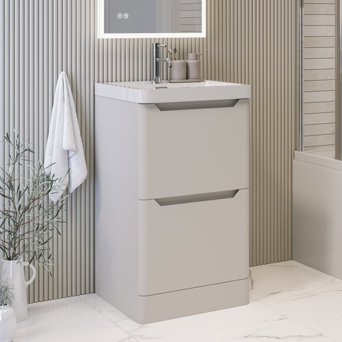 500mm beige freestanding - beige,
