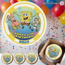 Custom SPONGE BOB edible cake
