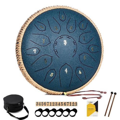 Melobeat steel tongue drum - steel,