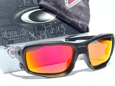 NEW Oakley SHOCKTUBE Black Ducati Red POLARIZED Galaxy Ruby Sunglass 9329