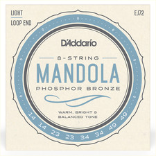 Daddario EJ72 | Mandola Strings | CGDA Tuning | Phosphor Bronze | NEW