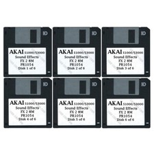 Akai S1000 / S3000 Six Floppy