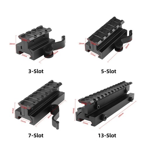 Adjustable scope mount riser - mount,
