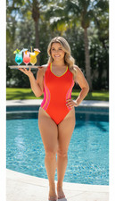 Turbo Womens Swimsuit Size XL