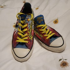 Converse CTAS Low DC Wonder Woman Trainers U.K. Size 6. Good/Fair condition 