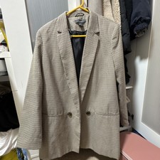 Primark brown checkered ladies