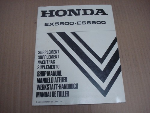 Honda generator ex5500 - honda, k2