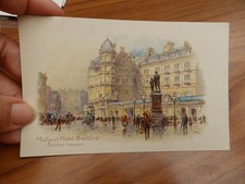 Artist Drawn Postcard Midland Hotel, Forster Square Bradford