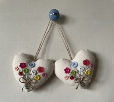 Pair of Hanging Hearts in