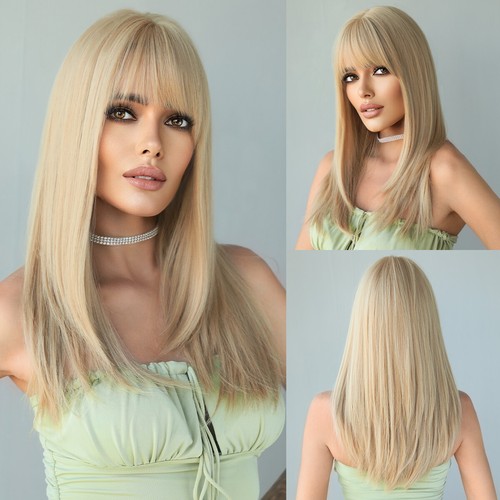 Cosplay wigs with - bangs, long