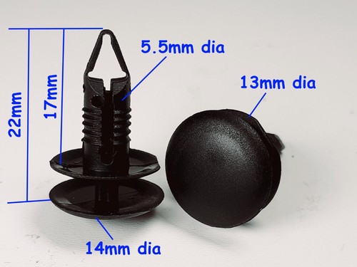 For mazda 20x push rivet - for,