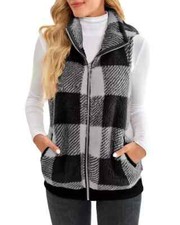 Ladies Body Warmer Gilet CHECK