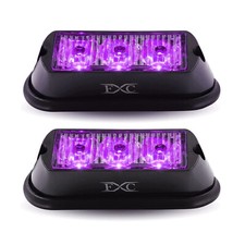 2x 3-LED Purple Car Recovery