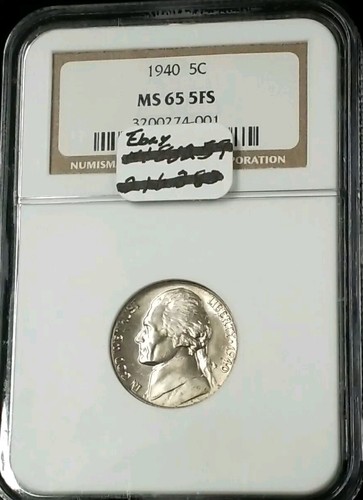 1940 jefferson nickel ngc - 5c,