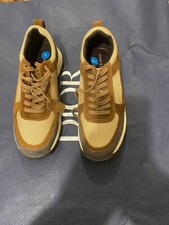 Mens Deane & White Unique trainers size UK8 EU42 leather Brown Lace up