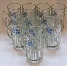 Harp Larger Glass Half Pint Beer Tankards