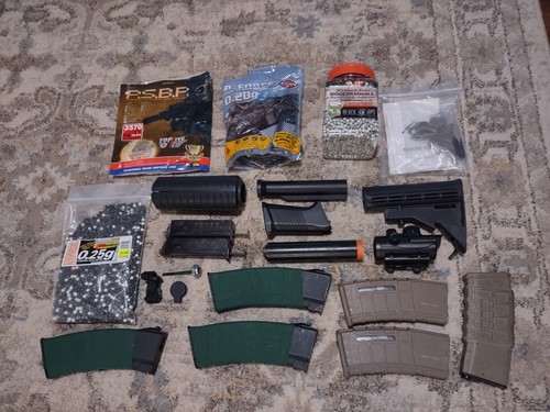 Airsoft parts lot - airsoft, stock