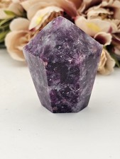 ✨️SALE✨️ HQ Pink Tourmaline Purple Mica crystal Cupcake 6cm Unicorn Stone 102g