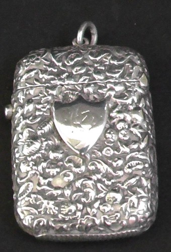 Solid silver vesta - vesta, dates