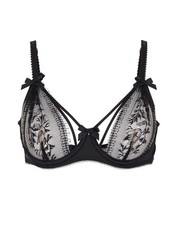 NWOT Agent Provocateur Black Tanya Bra Size 32D