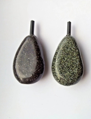 Inline flat pear - flat, carp
