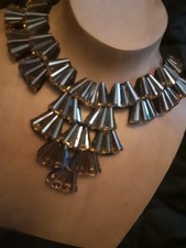 Lucite Vintage Amber Bib