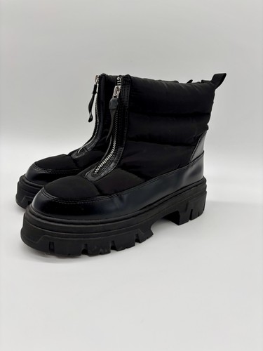 Black quilted chunky sole - h&m,