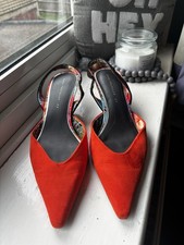 Orange Slingback Zara Kitten