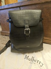 Mulberry Black Croc Large