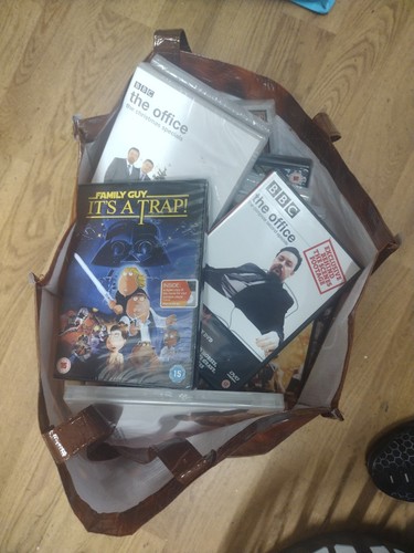 Red bag sealed dvds - dvds, blue