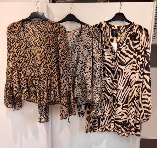 Animal print blouse - animal, bundle