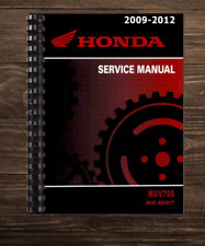 Honda Big Red 700 Service Manual Repair 2009-2012 Muv700 Utv