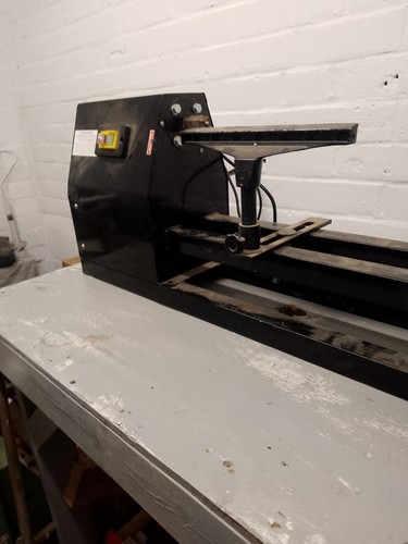 Wood turning lathe used - turning,