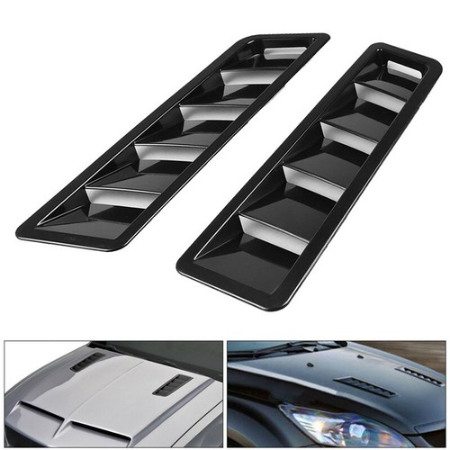 Car black engine hood vent - engine,