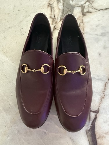 Gucci loafers shoes burgundy - loafers,