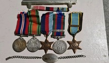 Ww2 Aircrew Europe Medal Set Named.