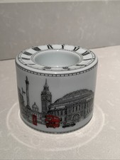 Rare Halcyon Days London Icons Fine Bone China Tea light Candle Votive Holder