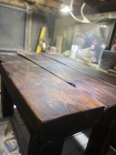 Solid oak table handmade - !!!,