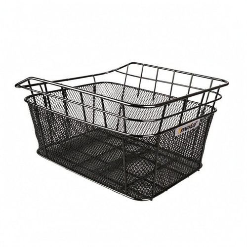Rear bike basket black large - basket,