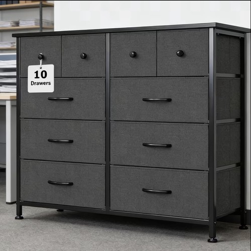 Drawer fabric dresser - 10,