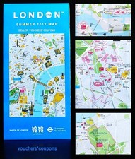 LONDON 2012 OLYMPICS - TFL - LONDON SUMMER 2012 MAP - NEW