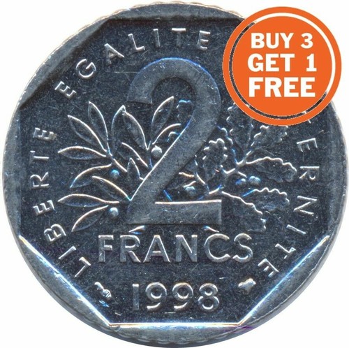 Francs french 1977 2001 - 2,