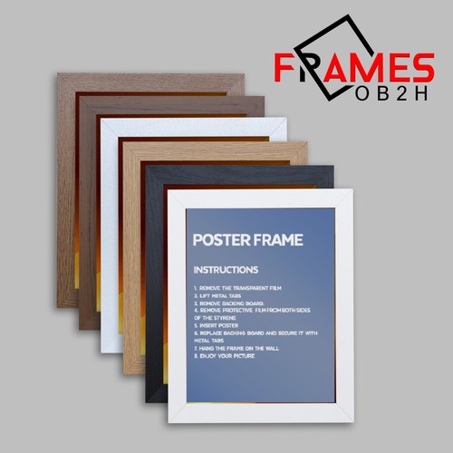 Modern black photo - modern, frame
