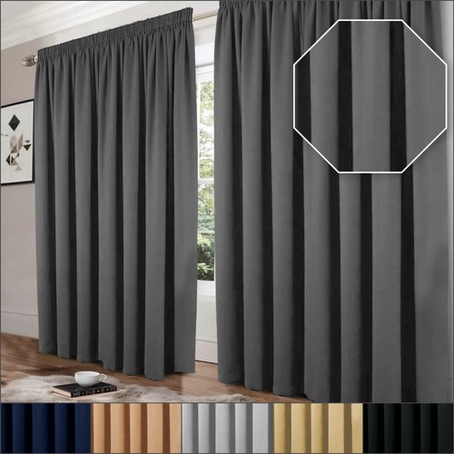 Blackout pencil pleat - blackout, curtains